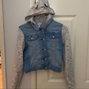 ❤️ cutest cat and jack kitty denim jacket!